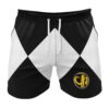 Hooktab Black Ranger Power Coin Power Rangers Anime Mens Shorts Running Shorts Workout Gym Shorts