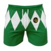 Hooktab Green Ranger Mighty Morphin Power Rangers Anime Mens Shorts Running Shorts Workout Gym Shorts