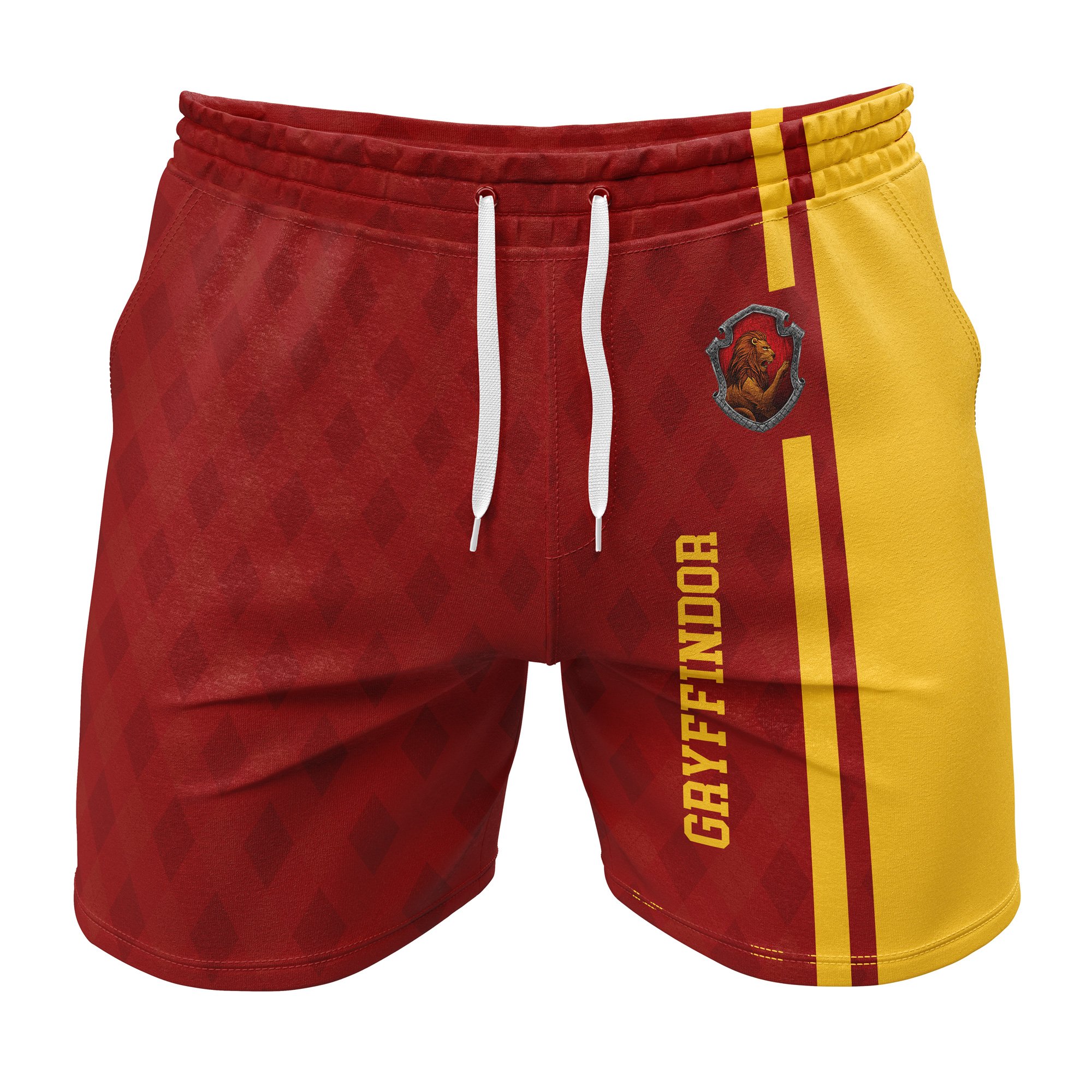 Hooktab Gryffindor Harry Potter Anime Mens Shorts Running Shorts Workout Gym Shorts