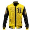 Hooktab 3D Printed Hogwarts Legacy Hufflepuff V1 Harry Potter Unisex Varsity Jacket