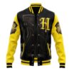 Hooktab 3D Printed Hogwarts Legacy Hufflepuff V2 Harry Potter Unisex Varsity Jacket