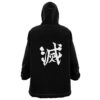 Hooktab 3D Printed Demon Slayer Corps Unisex Snug Oversized Blanket Hoodie