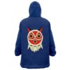 Hooktab 3D Printed Pincess Mononoke Studio Ghibli Unisex Snug Oversized Blanket Hoodie