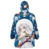 Hooktab 3D Printed Frieren Beyond Journey's End Pattern Unisex Snug Oversized Blanket Hoodie