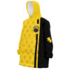 Hooktab 3D Printed Hufflepuff Harry Potter Unisex Snug Oversized Blanket Hoodie