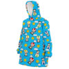 Hooktab 3D Printed Toad Pattern Super Mario Nintendo Unisex Snug Oversized Blanket Hoodie