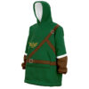 Hooktab 3D Printed Link The Legend of Zelda Unisex Snug Oversized Blanket Hoodie