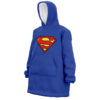 Hooktab 3D Printed Superman DC Comics Unisex Snug Oversized Blanket Hoodie