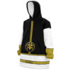 Hooktab 3D Printed White Ranger Mighty Morphin Power Rangers Unisex Snug Oversized Blanket Hoodie