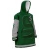 Hooktab 3D Printed Slytherin Hogwarts Legacy Unisex Snug Oversized Blanket Hoodie