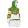 Hooktab 3D Printed Lord Drakkon Mighty Morphin Power Rangers Unisex Snug Oversized Blanket Hoodie