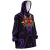 Hooktab 3D Printed Majora’s Mask The Legend of Zelda Unisex Snug Oversized Blanket Hoodie