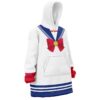 Hooktab 3D Printed Usagi Tsukino Sailor Moon Unisex Snug Oversized Blanket Hoodie