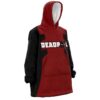 Hooktab 3D Printed Deadpool Marvel Comics Unisex Snug Oversized Blanket Hoodie