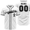 Hooktab 3D Printed Personalized Xemnas Organization XIII Kingdom Hearts Men's Short Sleeve Anime Baseball Jersey