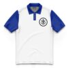 Hooktab 3D Printed Vegeta Dragon Ball Z Men's Short Sleeve Anime Polo Shirt