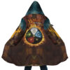 Trippy Elements of Neon Dream Cloak Magic the Gathering Dream Cloak Anime Dream Cloak Coat