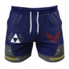 Hooktab Zelda Shield Style The Legend of Zelda Anime Mens Shorts Running Shorts Workout Gym Shorts