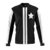 Hooktab Black Rock Shooter Men's Casual Bomber Jacket