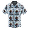 Castle in the Sky Studio Ghibli Men's Short Sleeve Button Up Hawaiian Shirt