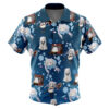 Frieren: Beyond Journey's End Pattern Men's Short Sleeve Button Up Hawaiian Shirt