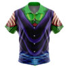 Piccolo Dragon Ball Men's Short Sleeve Button Up Hawaiian Shirt