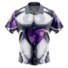 Frieza Dragon Ball Z Men's Short Sleeve Button Up Hawaiian Shirt