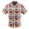 Porco Rosso Studio Ghibli Men's Short Sleeve Button Up Hawaiian Shirt