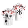 Hooktab Vegeta SSJ Japan Cherry Blossom Style Dragon Ball Z Hawaiian Shirt