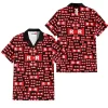 Hooktab Red Ribbon Army Symbols Dragon Ball Z Hawaiian Shirt