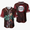 Tanjiro Demon Slayer Anime Otaku Cosplay Shirt Anime Baseball Jersey