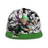 Roronoa Zoro Snapback Hat One Piece Snapback Hat Anime Snapback Hat