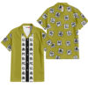 Costume Gyomei Himejima Hawaiian Shirt Demon Slayer Hawaiian Shirt Anime Hawaiian Shirt