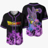 Beerus Anime Dragon Ball Z Otaku Cosplay Shirt Anime Baseball Jersey