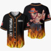 Portgas D Ace Anime One Piece Otaku Cosplay Shirt Anime Baseball Jersey