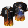 Sabo Anime One Piece Otaku Cosplay Shirt Anime Baseball Jersey