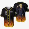 Sanji Vinsmoke Anime One Piece Otaku Cosplay Shirt Anime Baseball Jersey