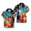 Goku Blue Hawaiian Shirt Dragon Ball Z Hawaiian Shirt Anime Hawaiian Shirt