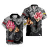 Goku Black Rose Hawaiian Shirt Dragon Ball Z Hawaiian Shirt Anime Hawaiian Shirt