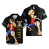 Luffy Hawaiian Shirt One Piece Hawaiian Shirt Anime Hawaiian Shirt