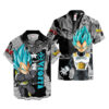 Vegeta Blue Hawaiian Shirt Dragon Ball Z Hawaiian Shirt Anime Hawaiian Shirt