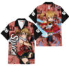 Manga Silica Hawaiian Shirt Sword Art Online Hawaiian Shirt Anime Hawaiian Shirt