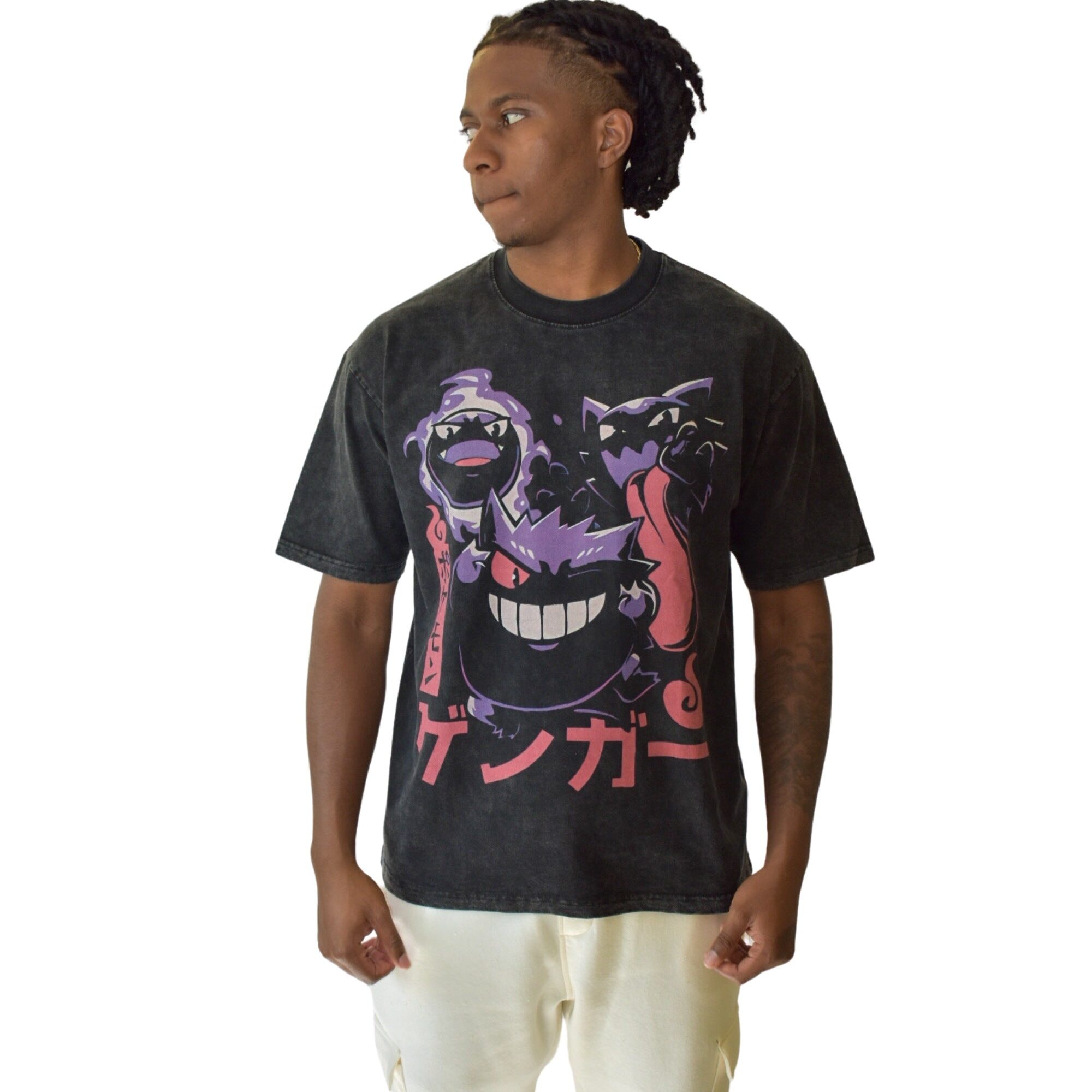 Gengar Old School Evolution Vintage Anime T-shirt