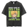 Anime Dad Otaku Japanese Father's Day Vintage Father's Day Anime Shirt