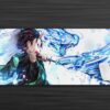 Demon Slayer Tanjiro Water Breathing Style Gaming Anime Mouse Pad