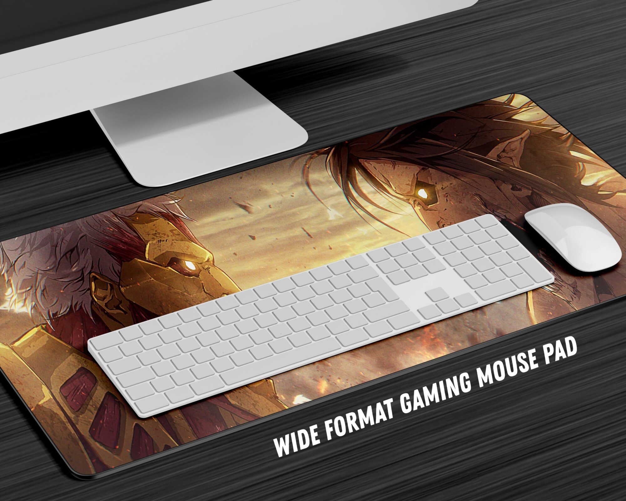 Attack Titan vs Armored Titan Gaming Anime Mouse Pad