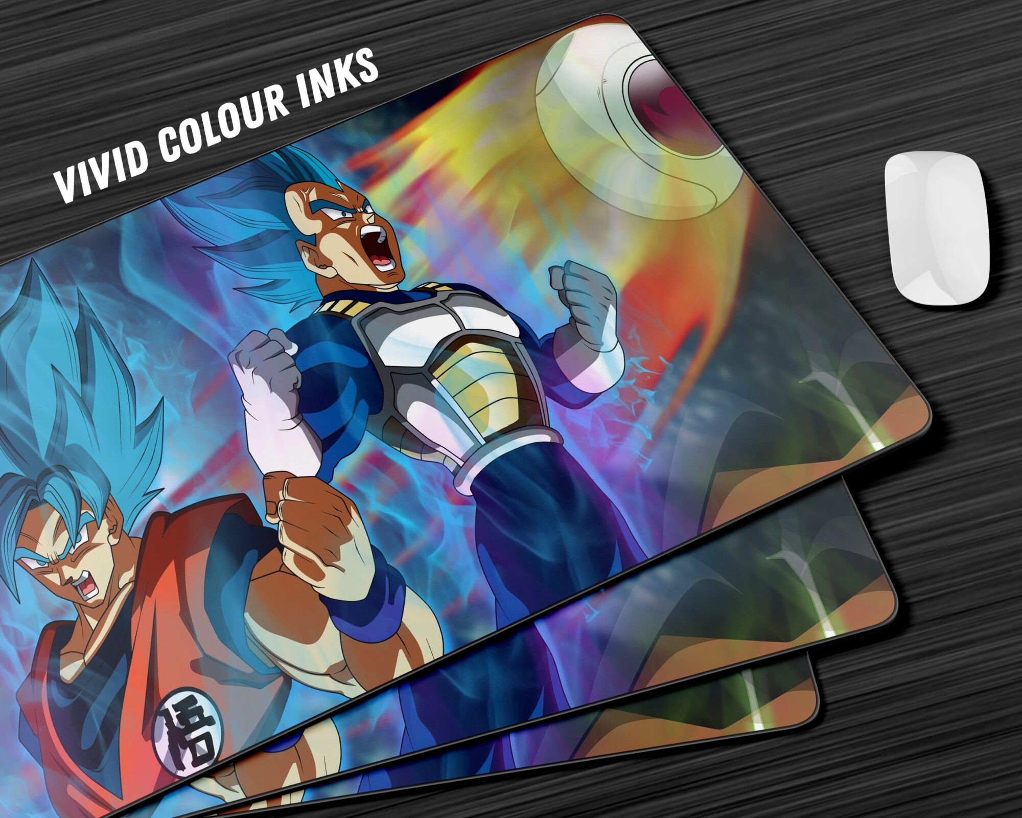 Dragon Ball Goku & Vegeta Super Saiyan Blue Gaming Anime Mouse Pad