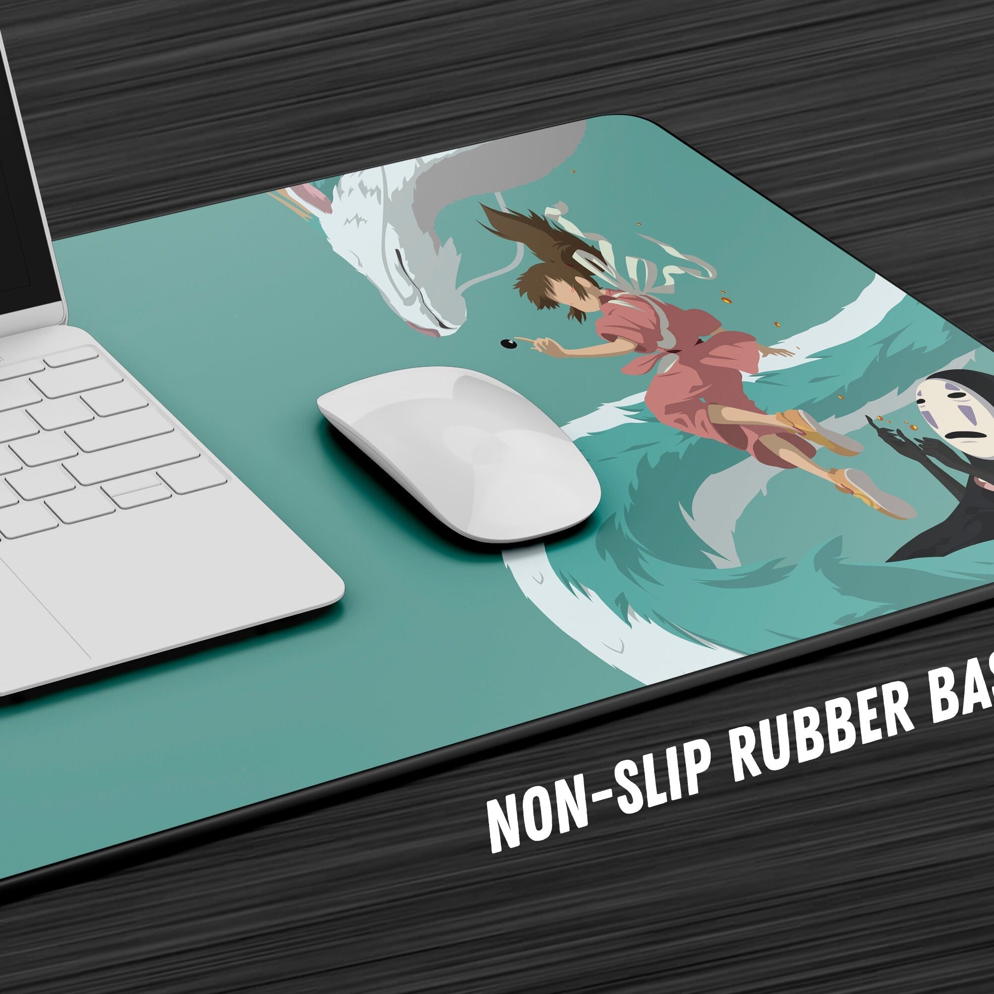 Spirited Away Haku and Chihiro Gaming Anime Mouse Pad