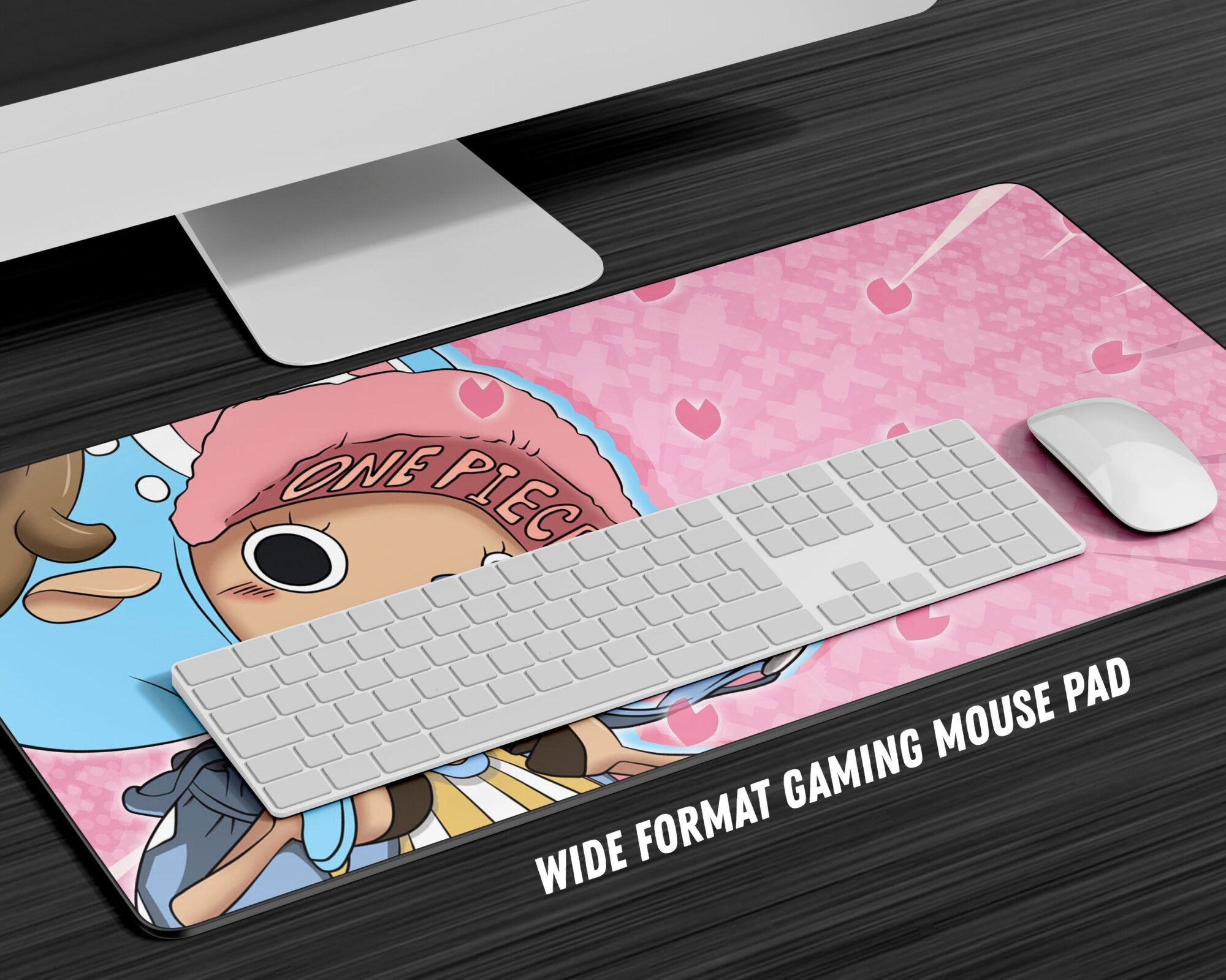 One Piece Cute Chopper Pink Gaming Anime Mouse Pad