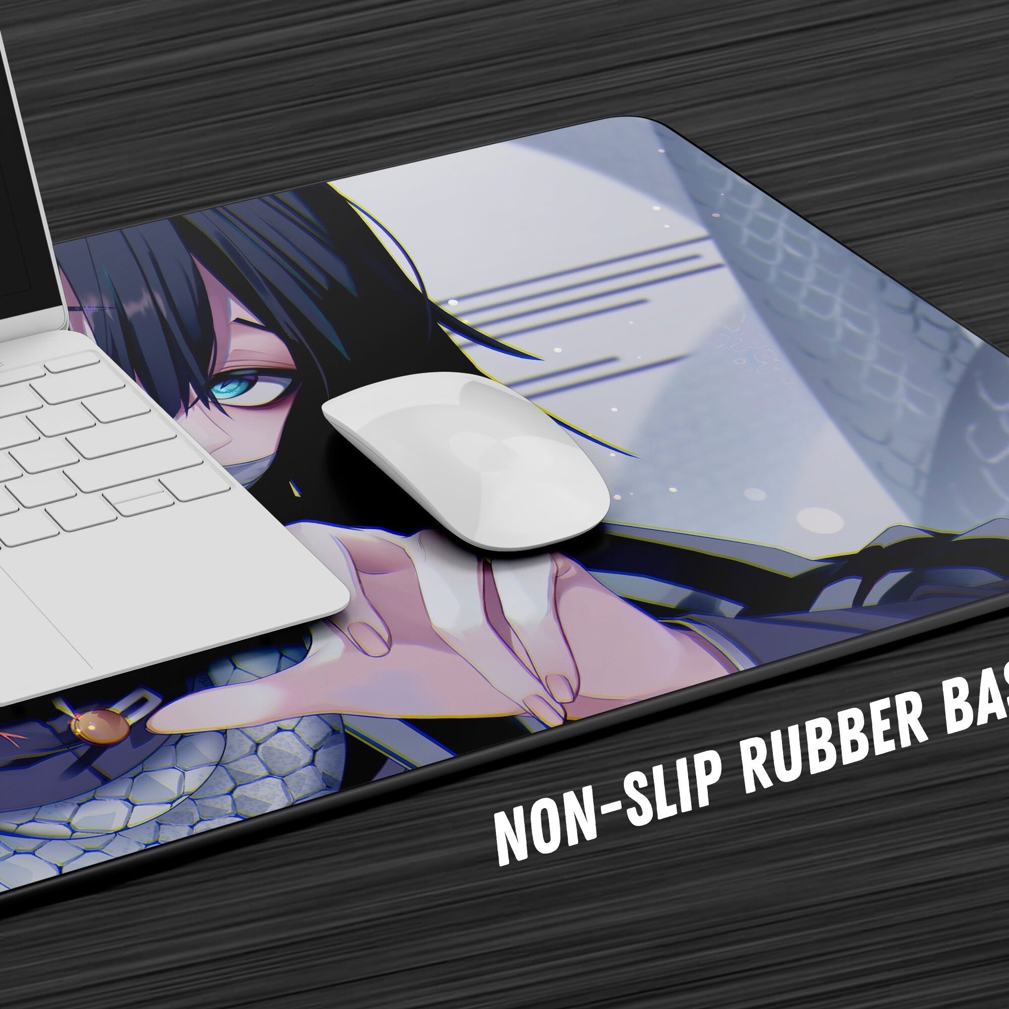 Demon Slayer Obanai Iguro Serpent Hashira Gaming Anime Mouse Pad